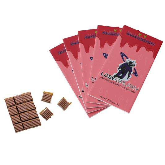 Gourmet Chocolate Bars - Galaxy Bars - Alienberry - 8 Pack